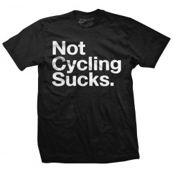 NOT CYCLING SUCKS - Black