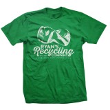 Ryans Recycling Mens shirt - green