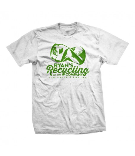 Ryans Recycling Mens shirt - white