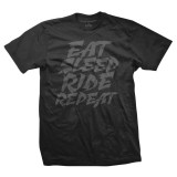 Eat Sleep Ride Repeat - black