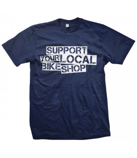 "Support" Men's Blue T-Shirt