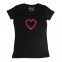 Chainheart Black T-Shirt